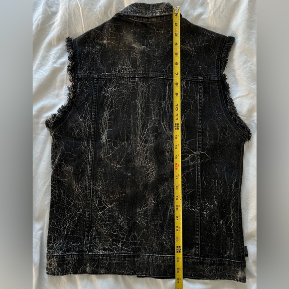 NWT RUDE Black Crinkley Wash, Medium, Ride The Lightening ⚡️ - Picture 2 of 4